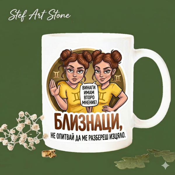 Забавни Чаши със Зодии за Жена 