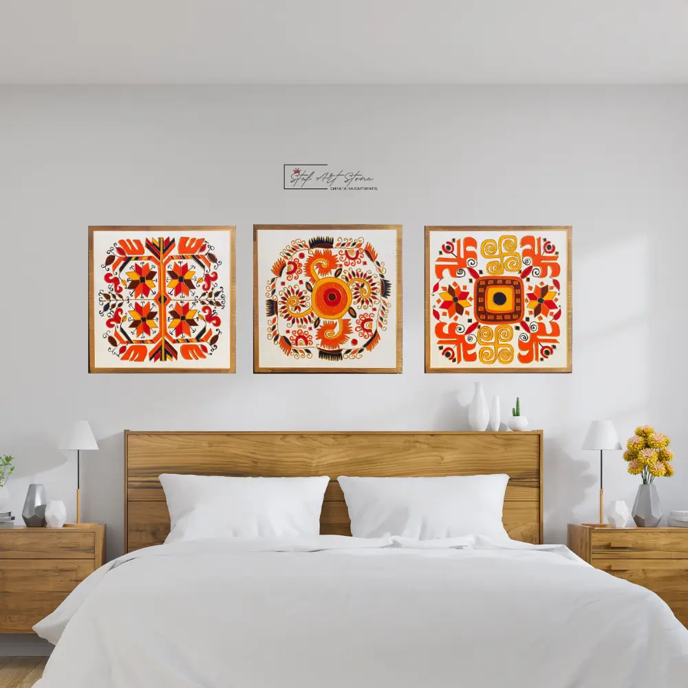 Ръчно рисувана картина с акрилни бои StefArt Stone