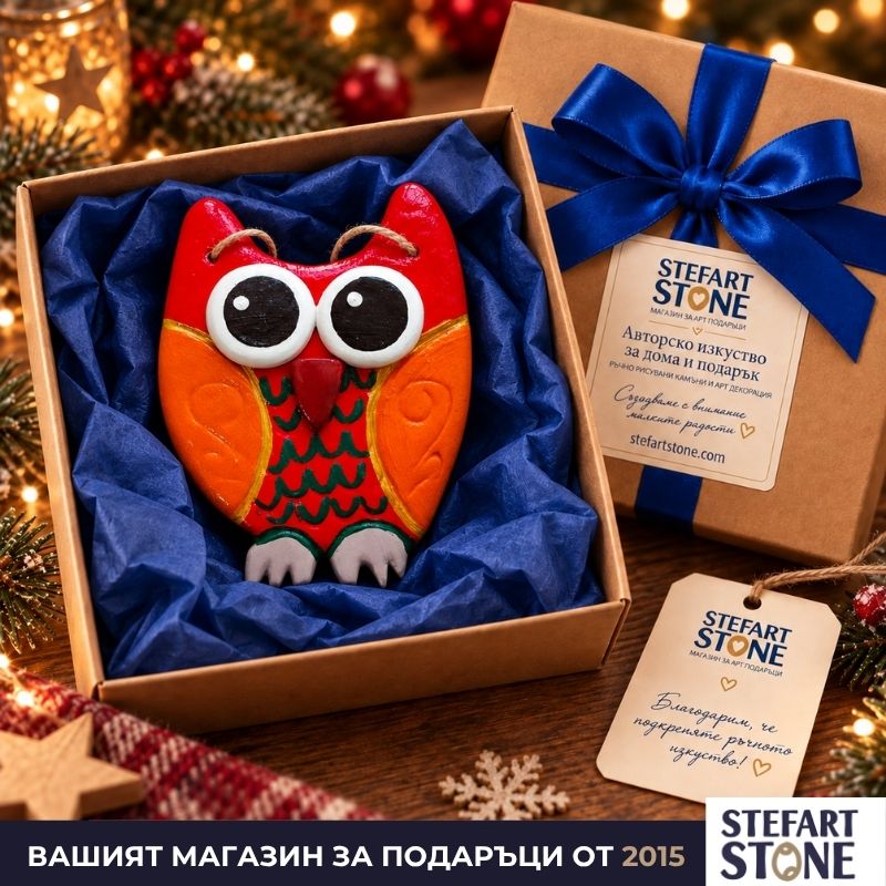 Крафт подаръчна кутия StefArt Stone