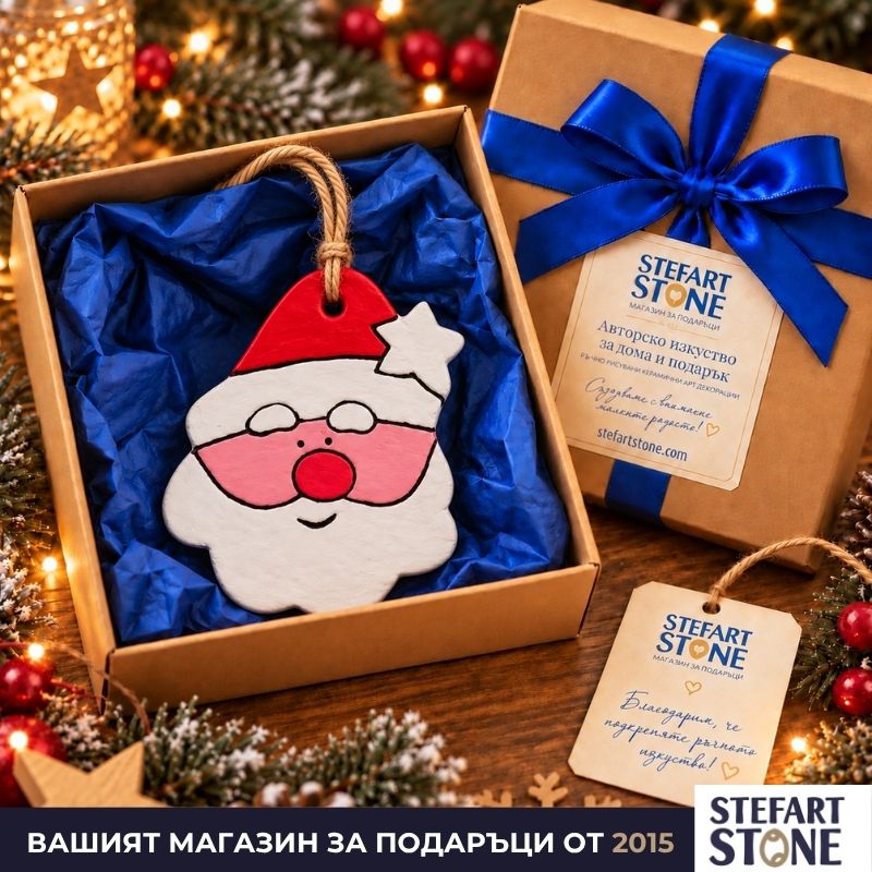 Крафт подаръчна кутия StefArt Stone