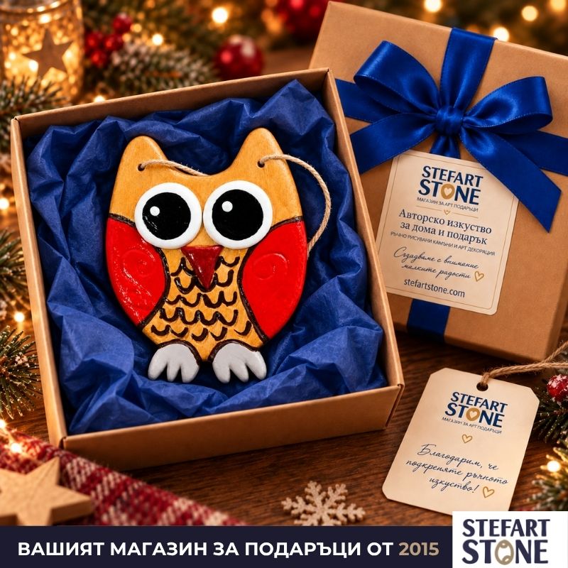 Крафт подаръчна кутия StefArt Stone