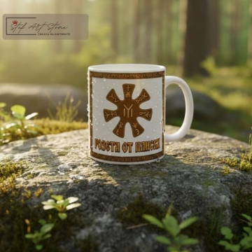 Чаша с Надпис "Розета от Плиска" – Древни Български Символи и Знакът IYI 