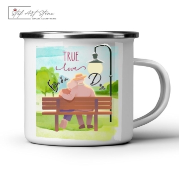 Персонализирано Метално Канче , подарък за баба и дядо