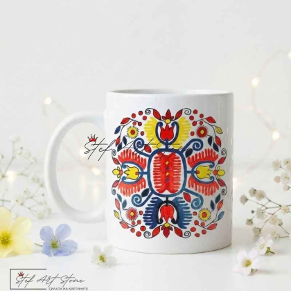 Керамична чаша с шевица Плодородие