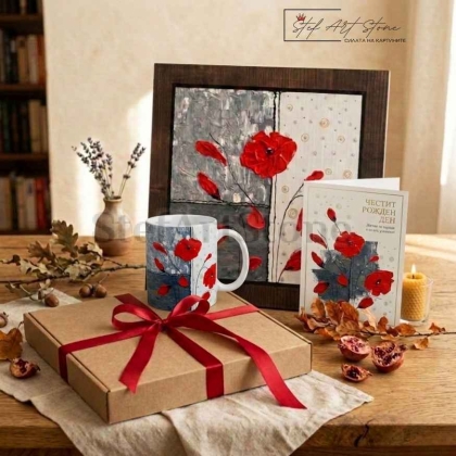 Картина за Стена с Макове | Картини с Цветя за Подарък