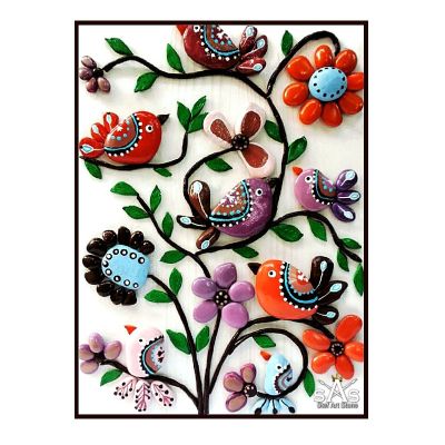 Картина Пролет Птици и Цветя 40х30