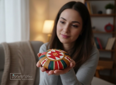  Канатица | Символ на Семейство и Защита | Рисуван Камък 