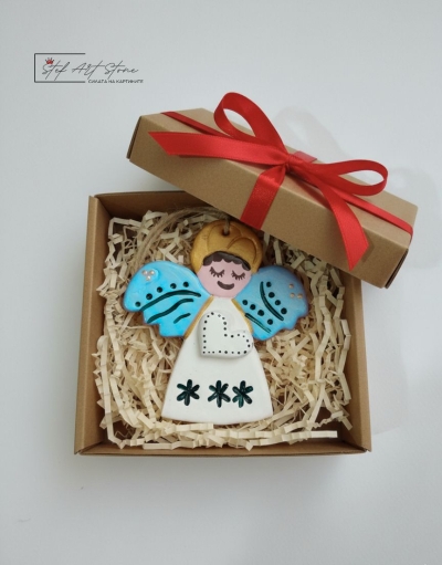 Коледна украса Ангелче - опаковка на коледната играчка