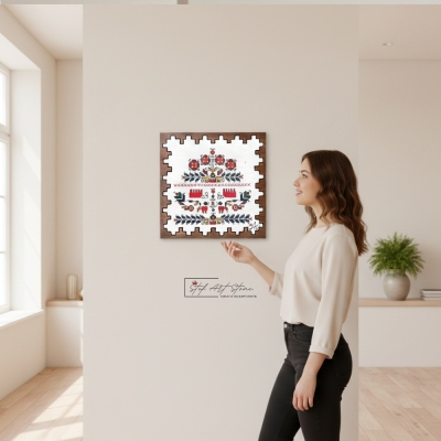 Картина с шевица "Дървото на Живота – Хармония" (Серия Традиция)