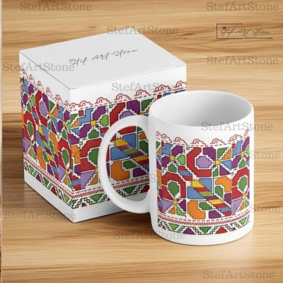 Керамична Чаша с Шевица от Гоце Делчев "Пиринска Мозайка"