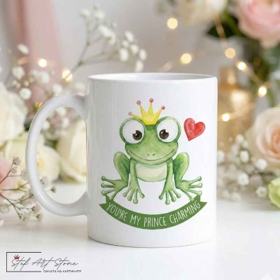 Чаша "You're My Prince Charming" – Жабокът Принц (Подарък за Него)