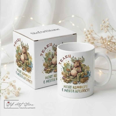 Зодия Телец – "Моят комфорт е моята крепост" (Забавен Подарък за Рожден Ден)