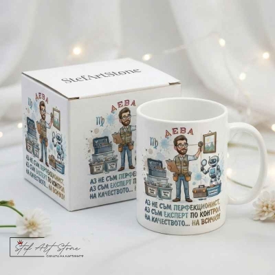  Зодия Дева (Мъж) – "Експерт по контрол на качеството" (Забавен Подарък)