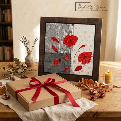 Картина за Стена с Макове | Картини с Цветя за Подарък