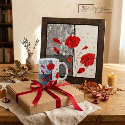 Картина за Стена с Макове | Картини с Цветя за Подарък