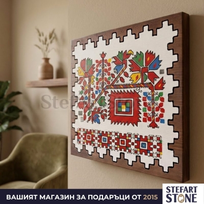 Детайл от триптих с шевици 
